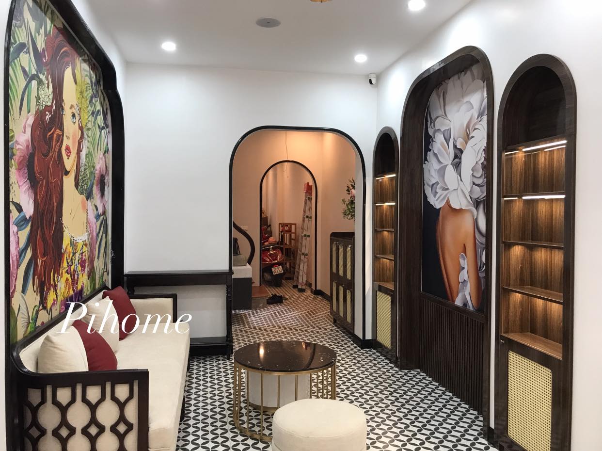 Cải tạo lại tầng 1 thành Spa theo phong cách Indochin sang trọng, quý phái
